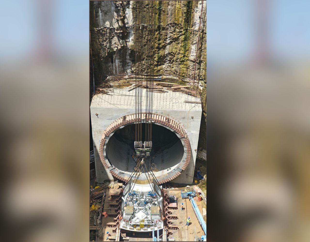 Assembly of Tunnel Boring Machine for Bullet Train Project Begins at Vikhroli, Maharashtra